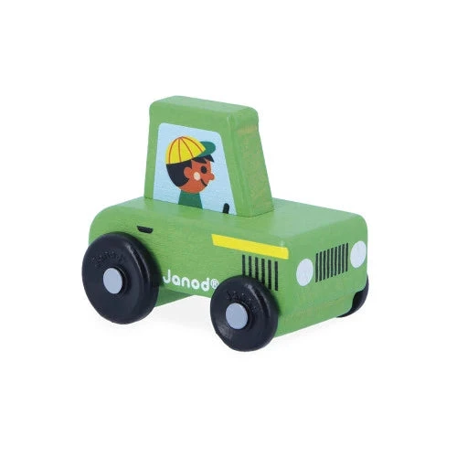 Countryside Green Wooden Tractor - Cross Roads | Janod(Countryside Green Wooden Tractor Cross Roads Janod) 1 Countryside Green Wooden Tractor - Cross Roads | Janod(Countryside Green Wooden Tractor Cross Roads Janod)