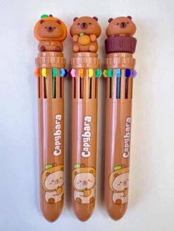Capybara 10 Color Retractable Ball Pen(Capybara Retractable Ball Pen) -Curious Bear Toys Store d8f1e6500aebecee5abd1f5664d1254fad39408010bf31328f3e16249d1d4485