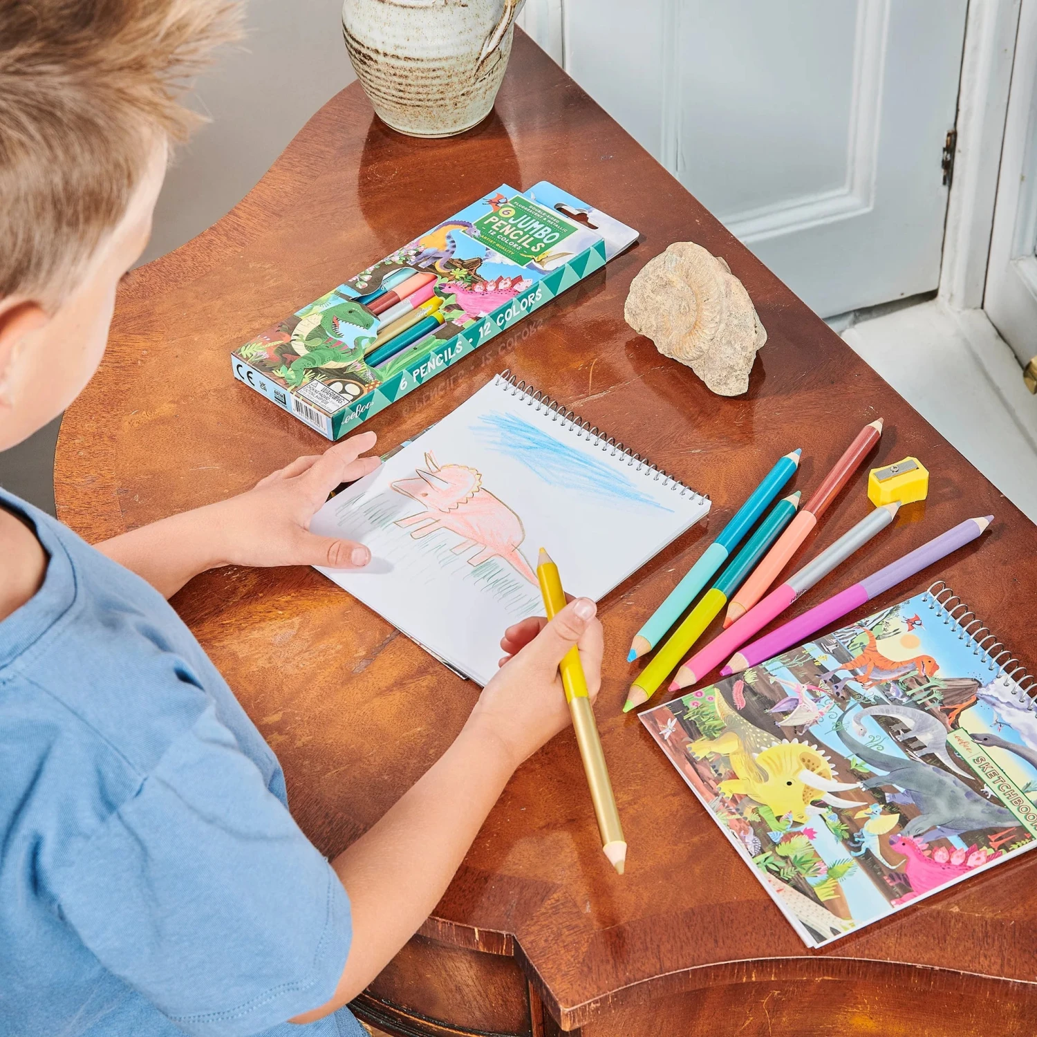 Dinosaur Jumbo Special Pencils | EeBoo(Dinosaur Jumbo Special Pencils Eeboo) 2 Dinosaur Jumbo Special Pencils | EeBoo(Dinosaur Jumbo Special Pencils Eeboo) - Image 2