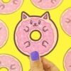 Donut Cat Vinyl Sticker | Turtle's Soup(Donut Cat Vinyl Sticker)