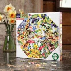 Poisonous Mushrooms 500 Piece Octagon Puzzle | EeBoo(Poisonous Mushrooms 500 Piece Octagon Puzzle Eeboo) -Curious Bear Toys Store ead60831347fa0e13068d93c4752d5d9a67d8fb7fc359fed6cac098f19327924