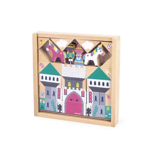 Enchanted Kingdom Wooden Blocks Set - 37 Pc - Cross Roads | Janod(Enchanted Kingdom 37 Wooden Blocks Set Cross Roads Janod) 1 Enchanted Kingdom Wooden Blocks Set - 37 Pc - Cross Roads | Janod(Enchanted Kingdom 37 Wooden Blocks Set Cross Roads Janod)