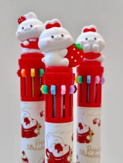 Rabbit 10 Color Retractable Ball Pen(Rabbit Retractable Ball Pen) -Curious Bear Toys Store f10d490e1711695ba7124f6465befbfd5cb6749950ad3634f7ad2b792102954d
