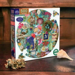 Collecting Nature 500 Piece Round Puzzle | EeBoo(Collecting Nature 500 Piece Round Puzzle Eeboo) -Curious Bear Toys Store f348bfbcd54d97111e29eeec9abaf27862a64f0d2950ea7d0e50cbfa00cd8b7d