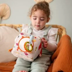 Soft Activity Cube - Dino | Little Big Friends(Soft Activity Cube Dino Little Big Friends) -Curious Bear Toys Store f381ba30b2267a6f61616b2607bb5648c2718852c44b66b894862b7aff400d63