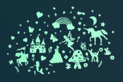 Fairy Tales Glow In The Dark Wall Stickers(Fairy Tales Glow In The Dark Wall Stickers)