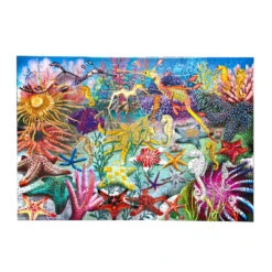 Seahorses, Sea Stars & Sea Slugs 100 Piece Rectangle Puzzle | EeBoo(Seahorses Sea Stars Sea Slugs 100 Piece Rectangle Puzzle Eeboo) -Curious Bear Toys Store fe451e02f72871991f92b4e55d14ed299a035eb3b69c57d232374cae9e77903a