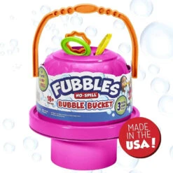 Fubbles® No-Spill Big Bubble Bucket(Fubbles No Spill Big Bubble Bucket) -Curious Bear Toys Store fubbles bubbles fubbles no spill big bubble bucket assorted styles 40229321998578
