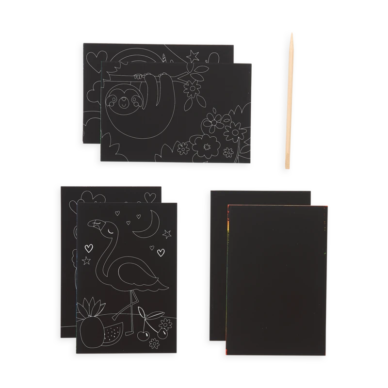 Funtastic Friends Scratch And Scribble Mini Scratch Art Kit | OOLY(Funtastic Friends Scratch And Scribble Mini Scratch Art Kit) 4 Funtastic Friends Scratch And Scribble Mini Scratch Art Kit | OOLY(Funtastic Friends Scratch And Scribble Mini Scratch Art Kit) - Image 4