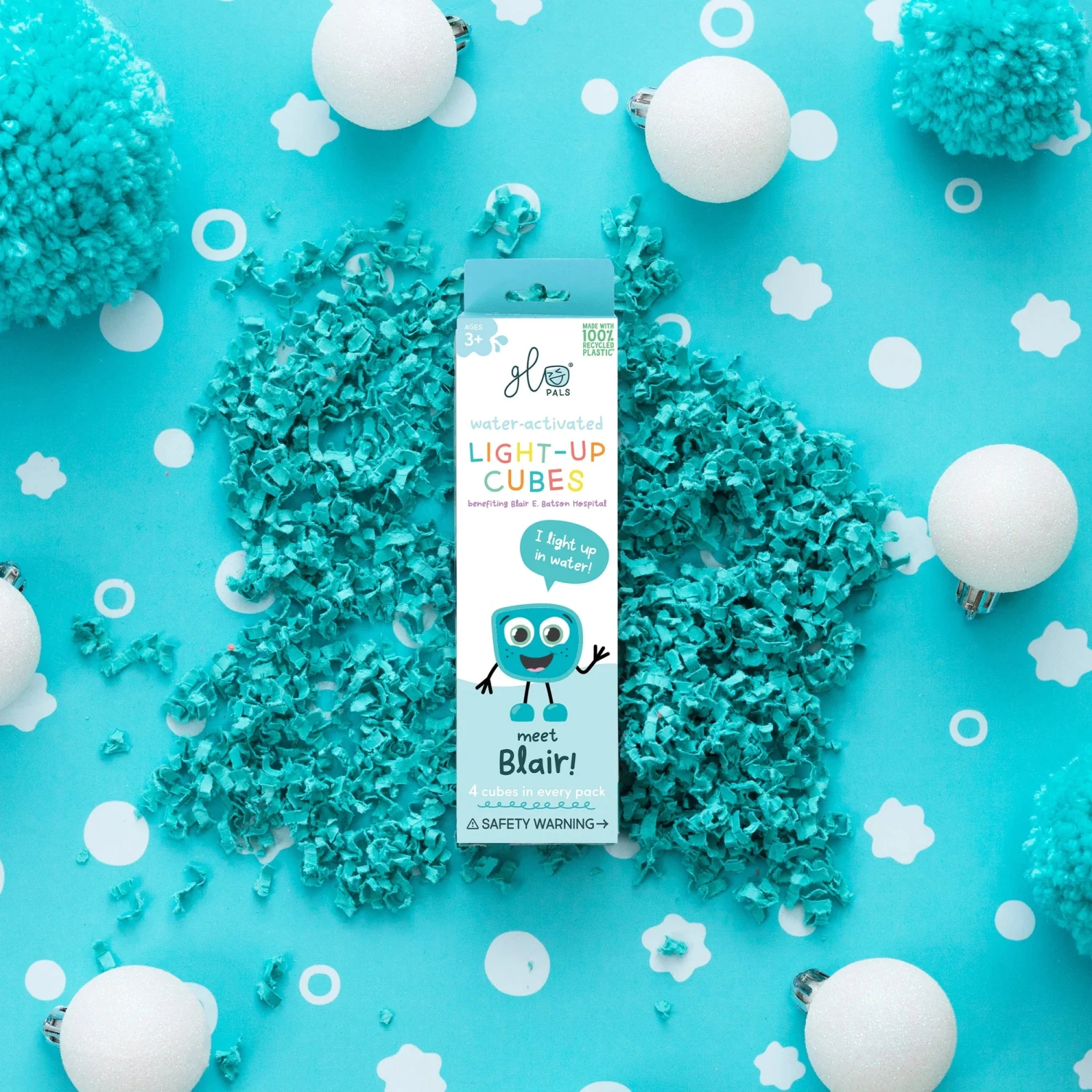 Blair Light Up Cubes - NEXT GEN | Glo Pals(Blue Glo Pals 4 Pack Blair Next Gen) 6 Blair Light Up Cubes - NEXT GEN | Glo Pals(Blue Glo Pals 4 Pack Blair Next Gen) - Image 6