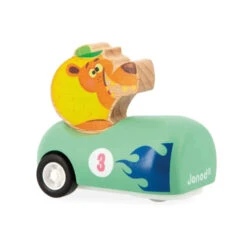 Appelpop Pull-Back Cars | Janod(Appelpop Pull Back Cars Janod) -Curious Bear Toys Store janod default default applepop pull back cars assorted styles 42027730436338