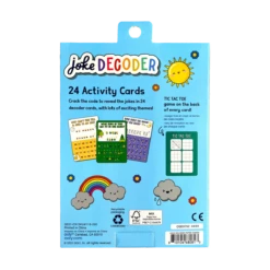 Joke Decoder Activity Cards - Set Of 24 | OOLY(Joke Decoder Activity Cards Set Of 24 Ooly) -Curious Bear Toys Store jokedecoder3