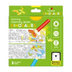 Looong Coloring Books | Banana Panda(Looong Coloring Books) -Curious Bear Toys Store long dinosaurs