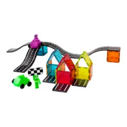 Downhill Duo 40-Piece Set | Magna-Tiles LOCAL PICKUP ONLY(Downhill Duo 40 Piece Set) -Curious Bear Toys Store magnatiles dasher 40 pieces3