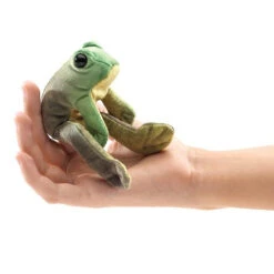 Mini Sitting Frog Finger Puppet | Folkmanis(Mini Sitting Frog Finger Puppet Folkmanis)