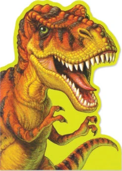MindWare Ferocious T-Rex Die-Cut Card(Ferocious T Rex Die Cut Card)