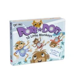 Poke-A-Dot: 10 Little Monkeys Board Book | Melissa & Doug(Poke A Dot 10 Little Monkeys)