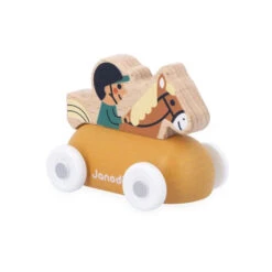 Mountain Valley Wooden Rider Carriage - Cross Roads | Janod(Mountain Valley Wooden Rider Carriage Cross Roads Janod)