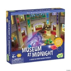 MindWare Museum At Midnight Seek And Find Glow Puzzle | Peaceable Kingdom(Museum At Midnight Seek And Find Glow Puzzle)