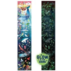 Ocean Life 200 Pc Puzzle - Glow In The Dark | Hape(Ocean Life Puzzle Glow In The Dark Hape) -Curious Bear Toys Store ocean