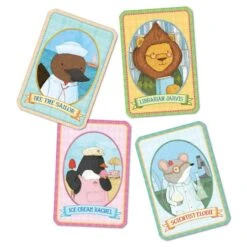 Animal Village Old Maid Playing Cards | EeBoo(Animal Old Maid Playing Cards) -Curious Bear Toys Store oldmaid3