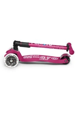 Micro Maxi Foldable LED Scooter: Berry Red - LOCAL PICK UP ONLY(Micro Maxi Foldable Led Scooter Pink Local Pick Up Only) -Curious Bear Toys Store pink.maxi .foldable.scooter.micro3