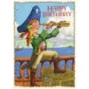 Eeboo Pirate With Parrot Card(Happy Birthday Pirate Card)