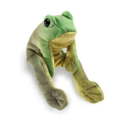Mini Sitting Frog Finger Puppet | Folkmanis(Mini Sitting Frog Finger Puppet Folkmanis) -Curious Bear Toys Store prd1 mn 000550
