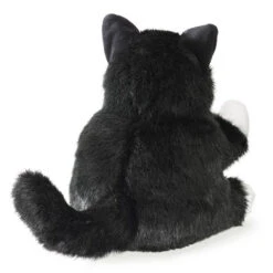 Tuxedo Kitten Hand Puppet | Folkmanis(Tuxedo Kitten Hand Puppet Folkmanis) -Curious Bear Toys Store prd1 mn 000593