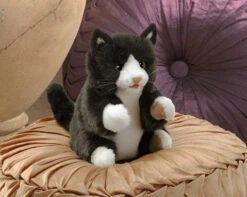 Tuxedo Kitten Hand Puppet | Folkmanis(Tuxedo Kitten Hand Puppet Folkmanis) -Curious Bear Toys Store prd4 mn 000593