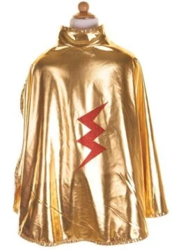 Reversible Wonder Cape - Red And Gold | Great Pretenders(Reversible Wonder Cape Red And Gold) -Curious Bear Toys Store revirsable cape 3