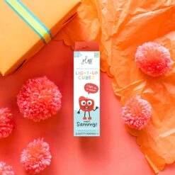 Sammy Light Up Cubes - NEXT GEN | Glo Pals(Red Glo Pals 4 Pack Sammy Next Gen) -Curious Bear Toys Store sammy.glopals2