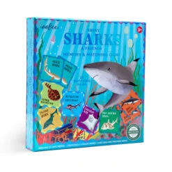 Eeboo Sharks & Friends Shiny Memory Matching Game(Sharks Friends Shiny Memory Matching Game)