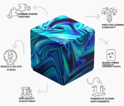 Shashibo Artist Series Feat. Laurence Gartel - Mystic Ocean | Fun In Motion Toys(Shashibo Mystic Ocean)