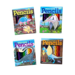 Small Color Pencils - Dino Assortment | EeBoo(Small Color Pencils Dino Assortment)