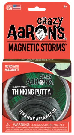 Magnetic Thinking Putty - Strange Attractor - Thinking Putty Tin 4" | Crazy Aaron's(Magnetic Thinking Putty Strange Attractor) -Curious Bear Toys Store strange sttractor