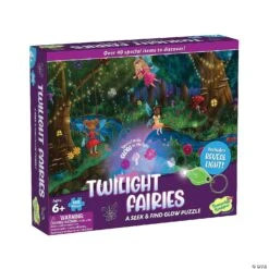 MindWare Twilight Fairies Seek And Find Glow Puzzle | Peaceable Kingdom(Twilight Fairies Seek And Find Glow Puzzle)