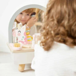 Wooden Unicorn Dressing Table | Janod(Unicorn Wooden Dressing Table Janod) -Curious Bear Toys Store unicorn wooden dressing table 6