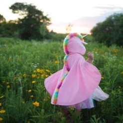 Pink Unicorn Cape - Toddler | Great Pretenders(Unicorn Cape Toddler) -Curious Bear Toys Store unicorn toddler4