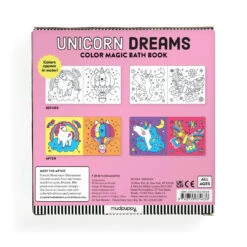 Chronicle Books Unicorn Dreams Color Magic Bath Book(Unicorn Dreams Color Magic Bath Book) -Curious Bear Toys Store unicorndreams2