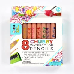 Chubby Watercolor Pencils - 8(Chubby Watercolor Pencils 8)