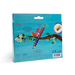 Woodland Friends 12 Biggie Color Pencils | EeBoo(Woodland Friends 12 Biggie Color Pencils Eeboo) -Curious Bear Toys Store woodlandpencil3