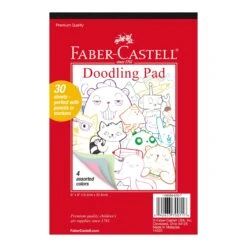 Faber-Castell Doodling Pad 6" X 9" Notepad | Creativity For Kids(Doodling Pad 6 X 9 Creativity For Kids)
