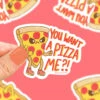 You Want A Pizza Me Vinyl Sticker | Turtle's Soup(You Want A Pizza Me Vinyl Sticker)