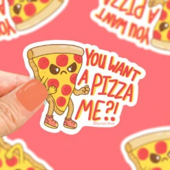 You Want A Pizza Me Vinyl Sticker | Turtle's Soup(You Want A Pizza Me Vinyl Sticker)